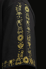 Anubis Oversized Tee - Black