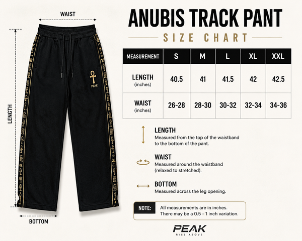 Egyptian Track Pants – Black